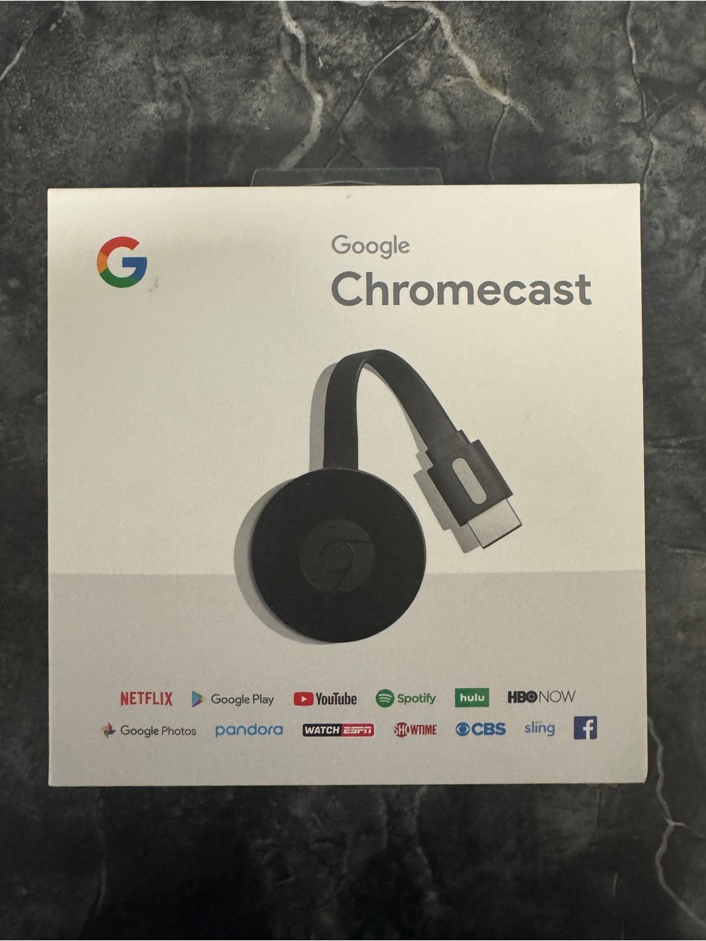 Google Chromecast - Black and Gray Streaming Dongle